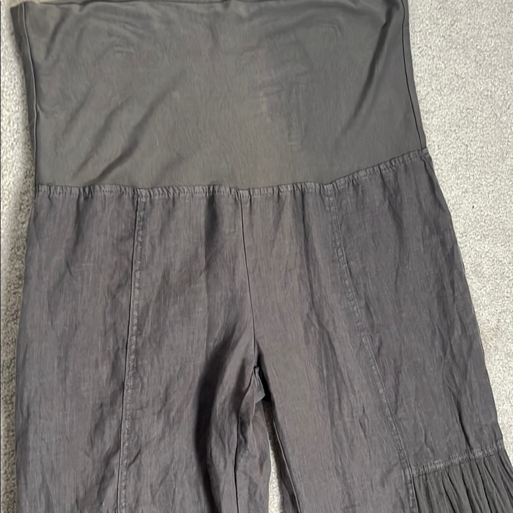 Wide-Leg Pants -Wearables  Gray/taupe Boho size M - Picture 3 of 9